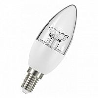 светодиодная лампа LED STAR ClassicB 5,4W (замена 40Вт),теплый белый свет, прозрачная колба, Е14 | код. 4052899971592 | OSRAM